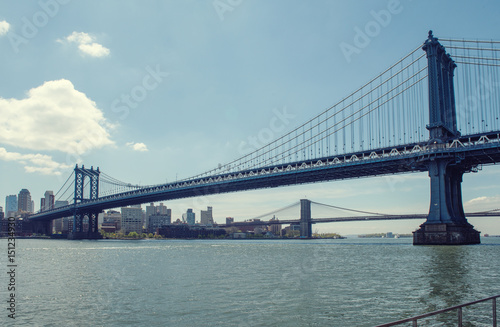 Manhattan Bridge and the City. © auseklis