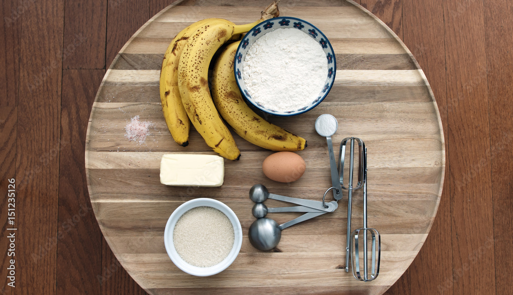Banana bread ingredients Banana bread ingredients
