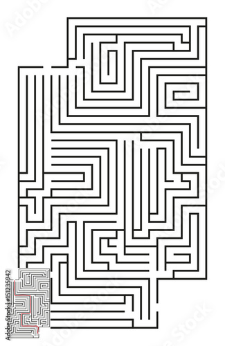 Vector Maze with Answer 66