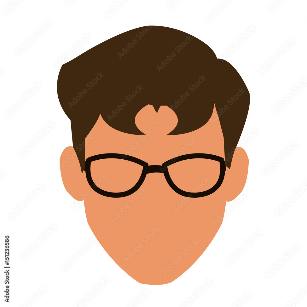 face man adult business avatar vector illustration face man adult business avatar vector illustration