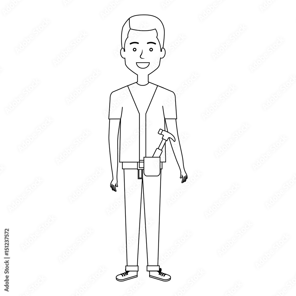 construction workman avatar character vector illustration design construction workman avatar character vector illustration design