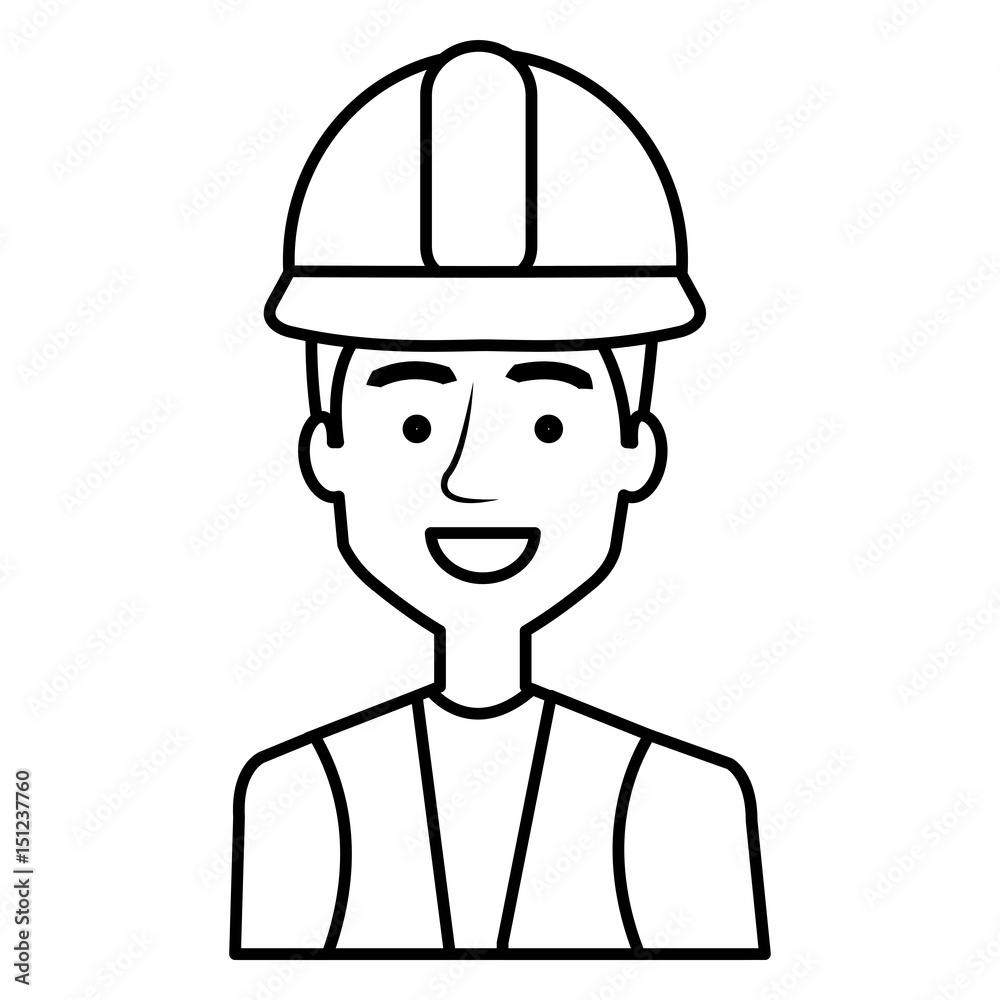construction workman avatar character vector illustration design construction workman avatar character vector illustration design