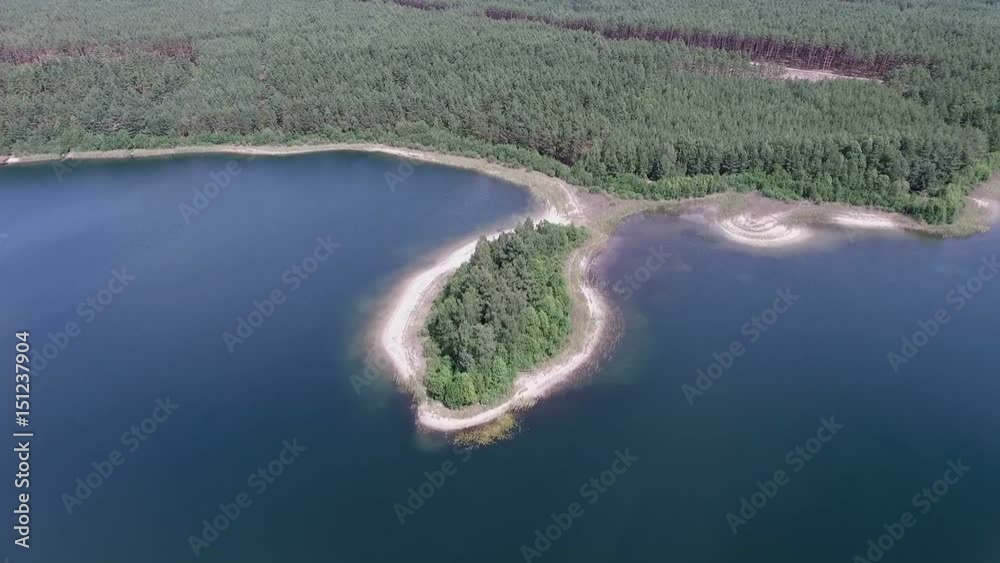 Lake, Aerial drone Lake, Aerial drone