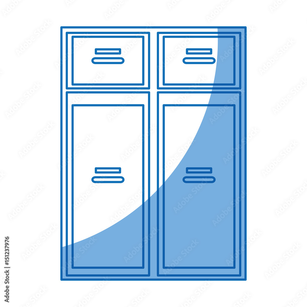 furniture home organization handle design vector illustration