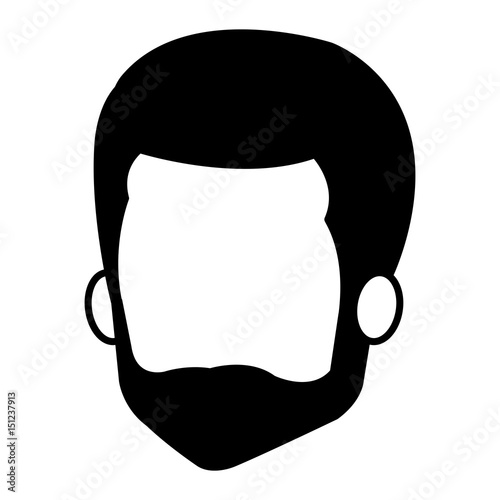 young man avatar character vector illustration design
