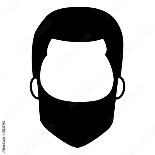 young man avatar character vector illustration design