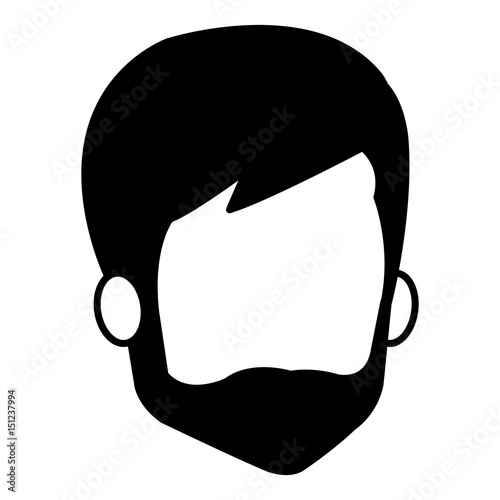 young man avatar character vector illustration design