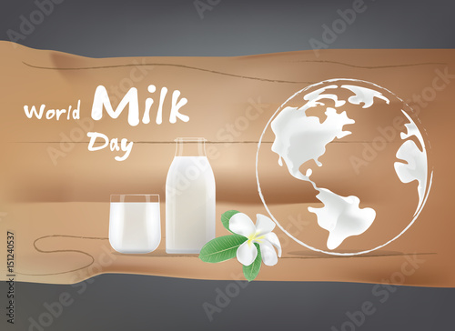 milk on wood, milk illustration. Abstract background ripple milk, illustration design.