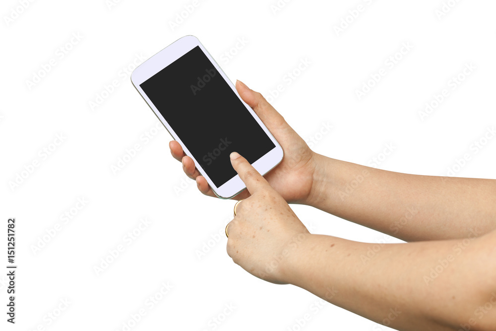 hand hold and touch a cell phone hand hold and touch a cell phone