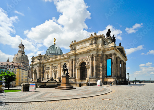 Lipsiusbau, Hochschulefür Bildende Künste, Dresden, Sachsen, Deutschland, Europa photo