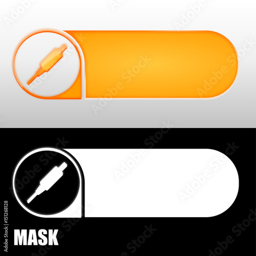  baner z ikoną w kształcie strzałki