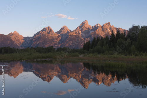 Sunrise Reflection in Grand Teton National Park