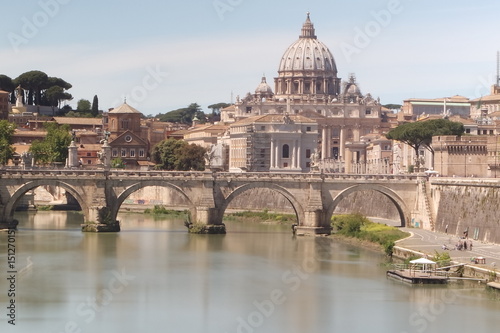 Ancient bridge in Rome