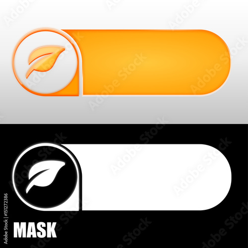 baner z ikoną w kształcie strzałki