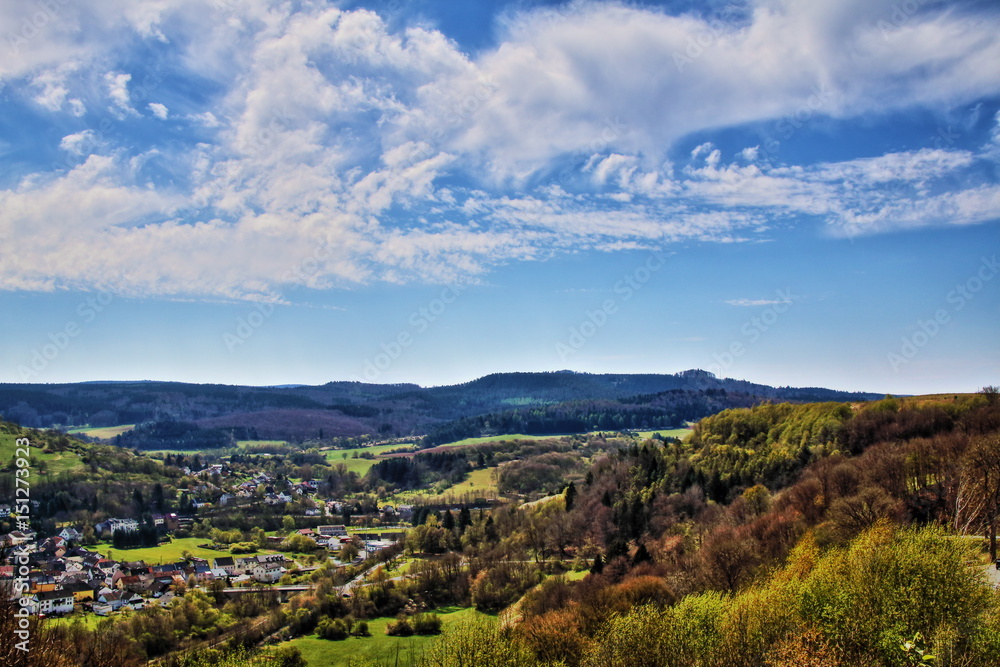 A beautiful view over the Eifel