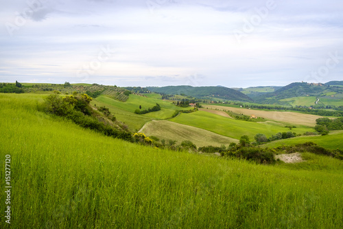 Scenery near to Pienza, Tuscany. The area is part of the Val d'Orcia Italy © CarloSanchezPereyra