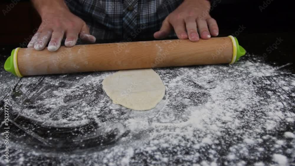 Rolling Dough Out for Tortillas with a Slider