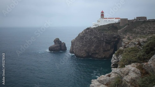 Cape St. Vincent Lighthouse in Portugal