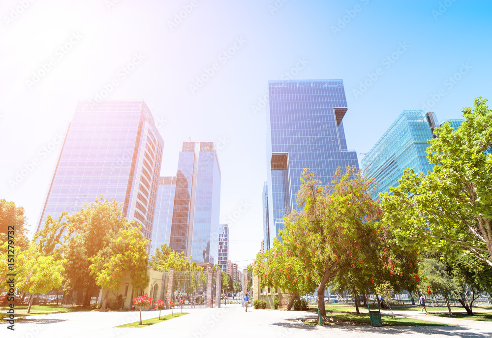 Las Condes district in Santiago, Chile