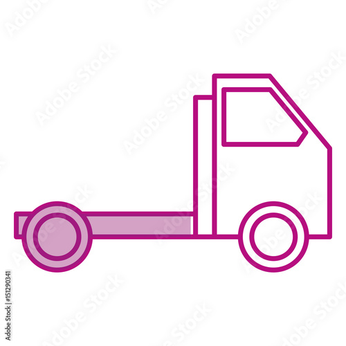 delivery truck isolated icon vector illustration design