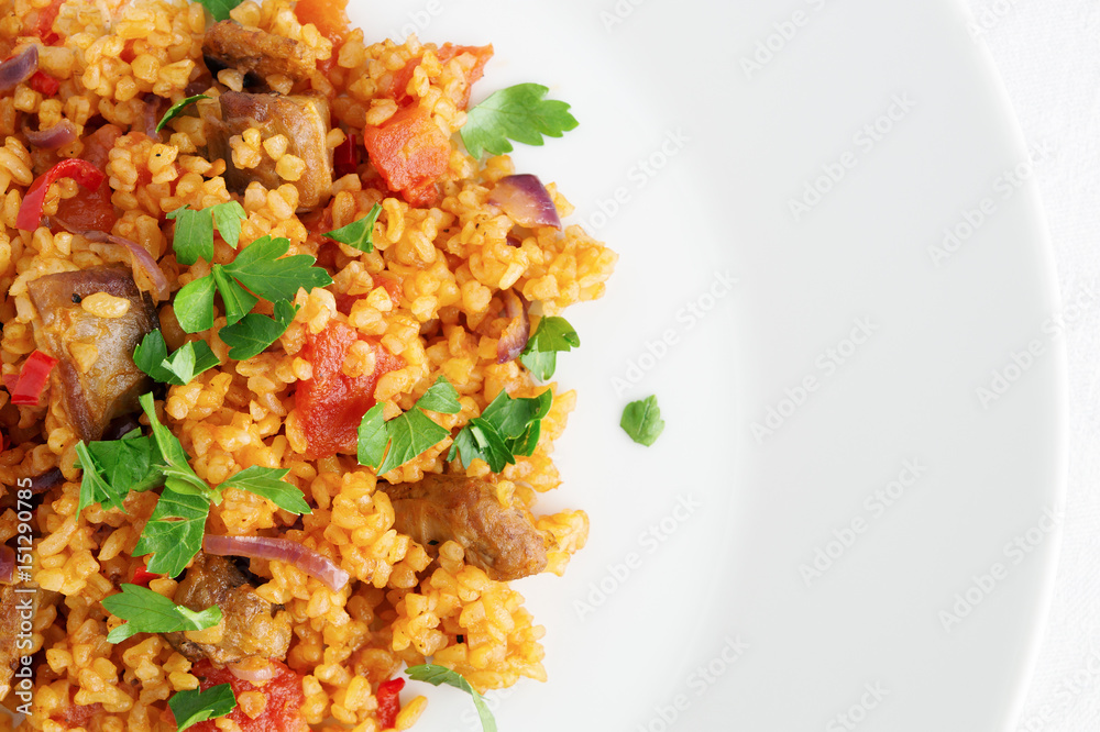 mutton bulgur pilaf mutton bulgur pilaf