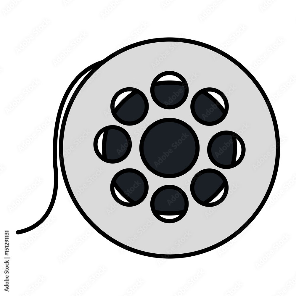 reel film isolated icon vector illustration design