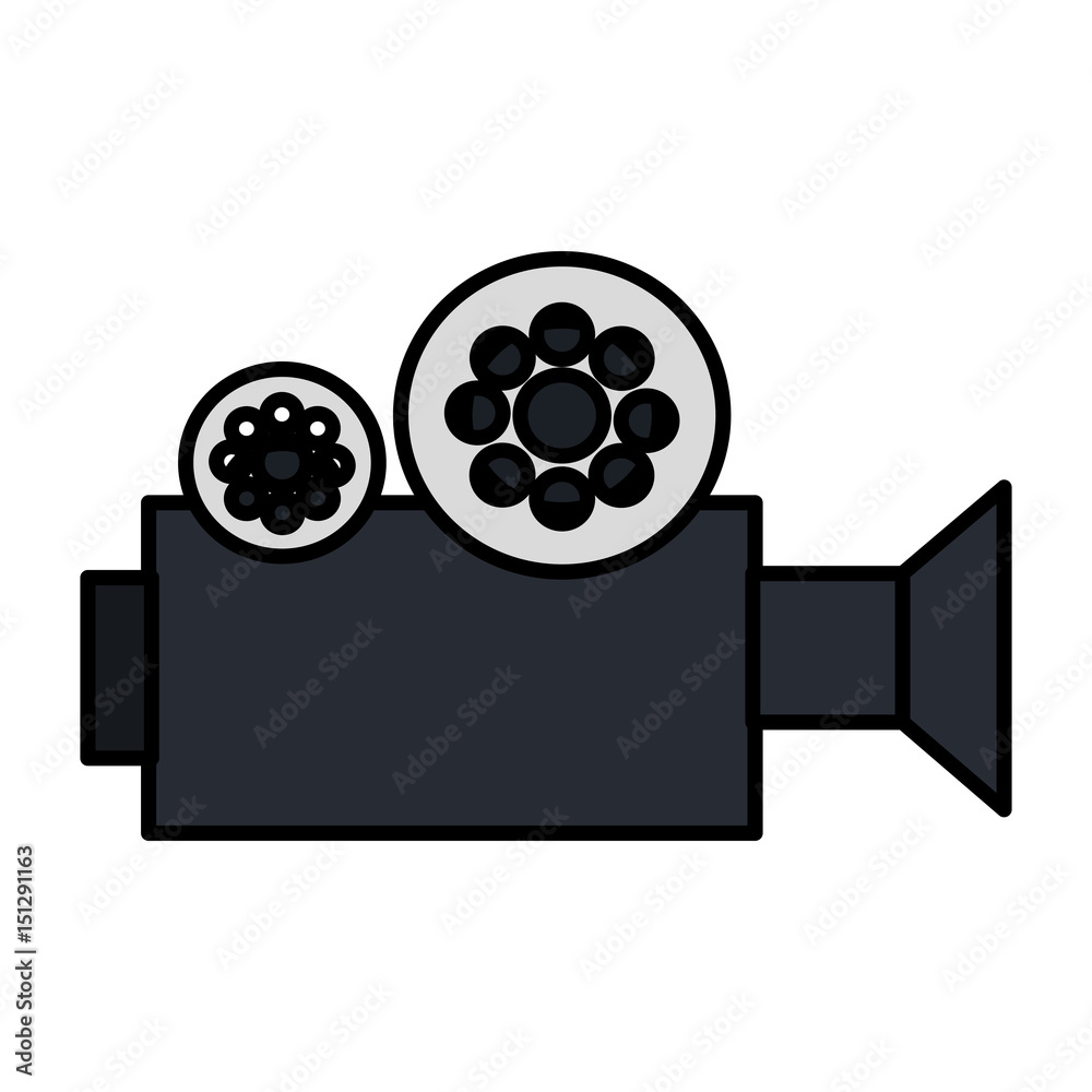 video camera cinema icon vector illustration design