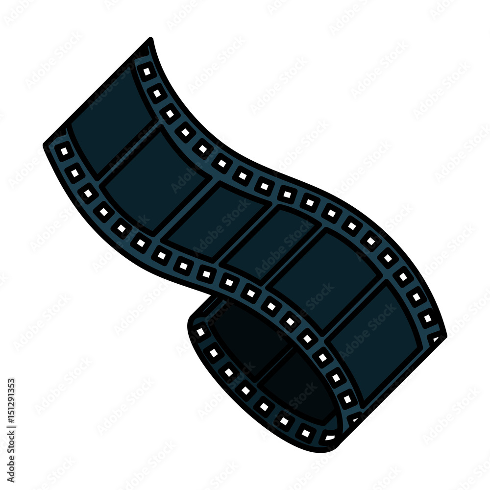 tape film isolated icon vector illustration design