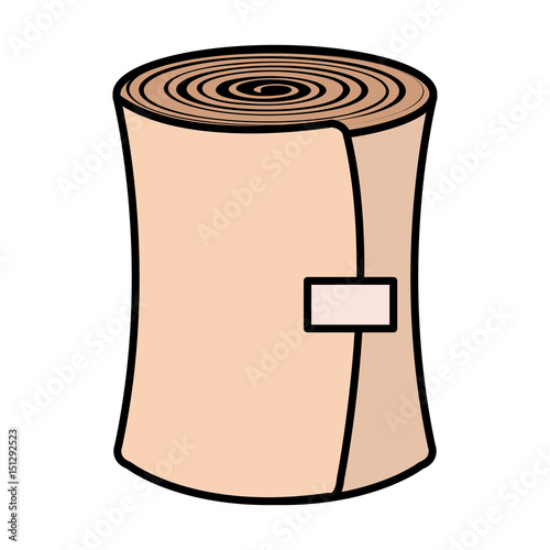 Medical gauze isolated icon vector illustration design