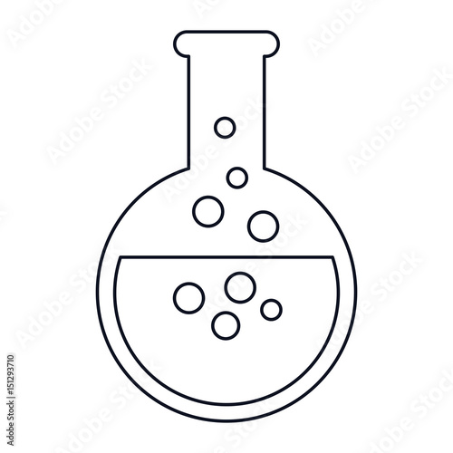tube test isolated icon vector illustration design