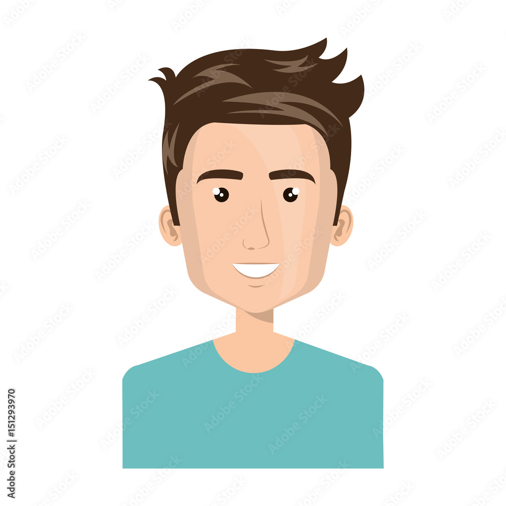 young man avatar character vector illustration design young man avatar character vector illustration design