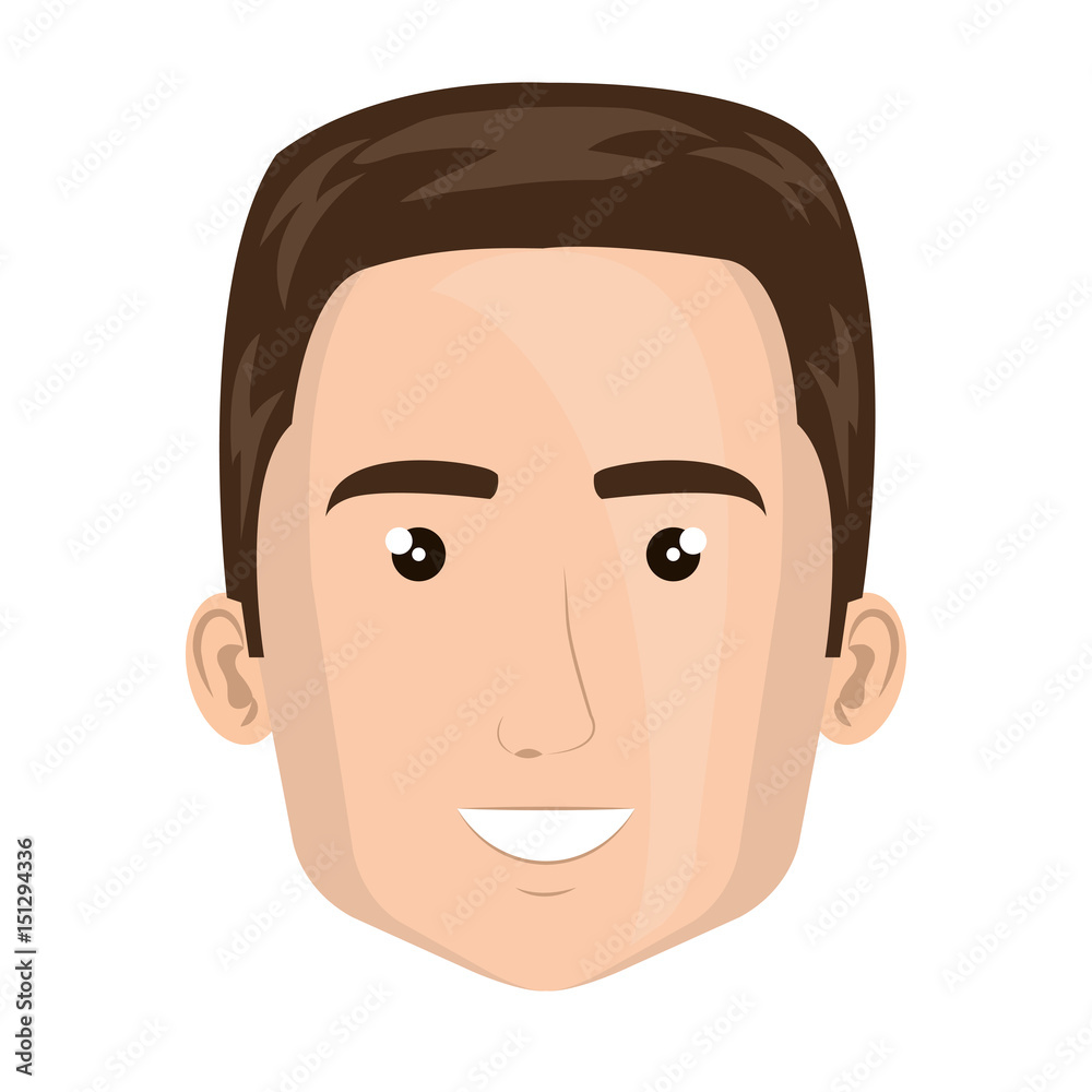 young man head avatar vector illustration design young man head avatar vector illustration design