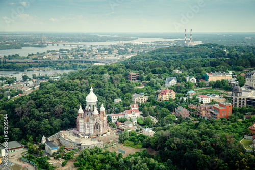 Kiev the capital of Ukraine, top view © badahos