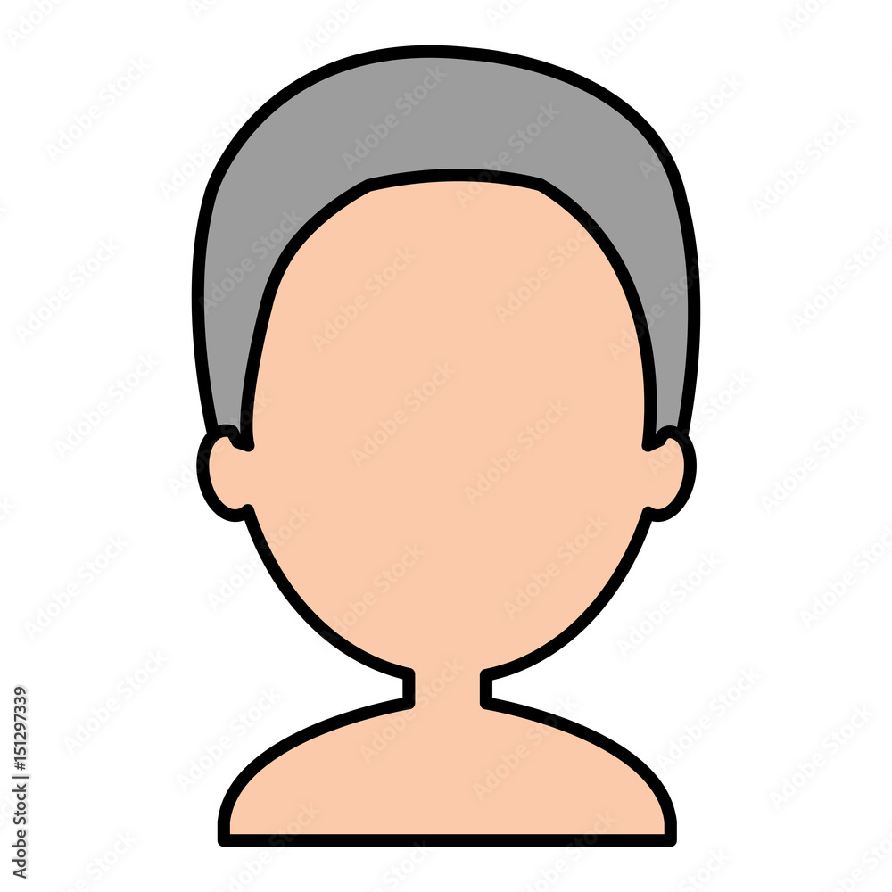 young man shirtless avatar character vector illustration design young man shirtless avatar character vector illustration design
