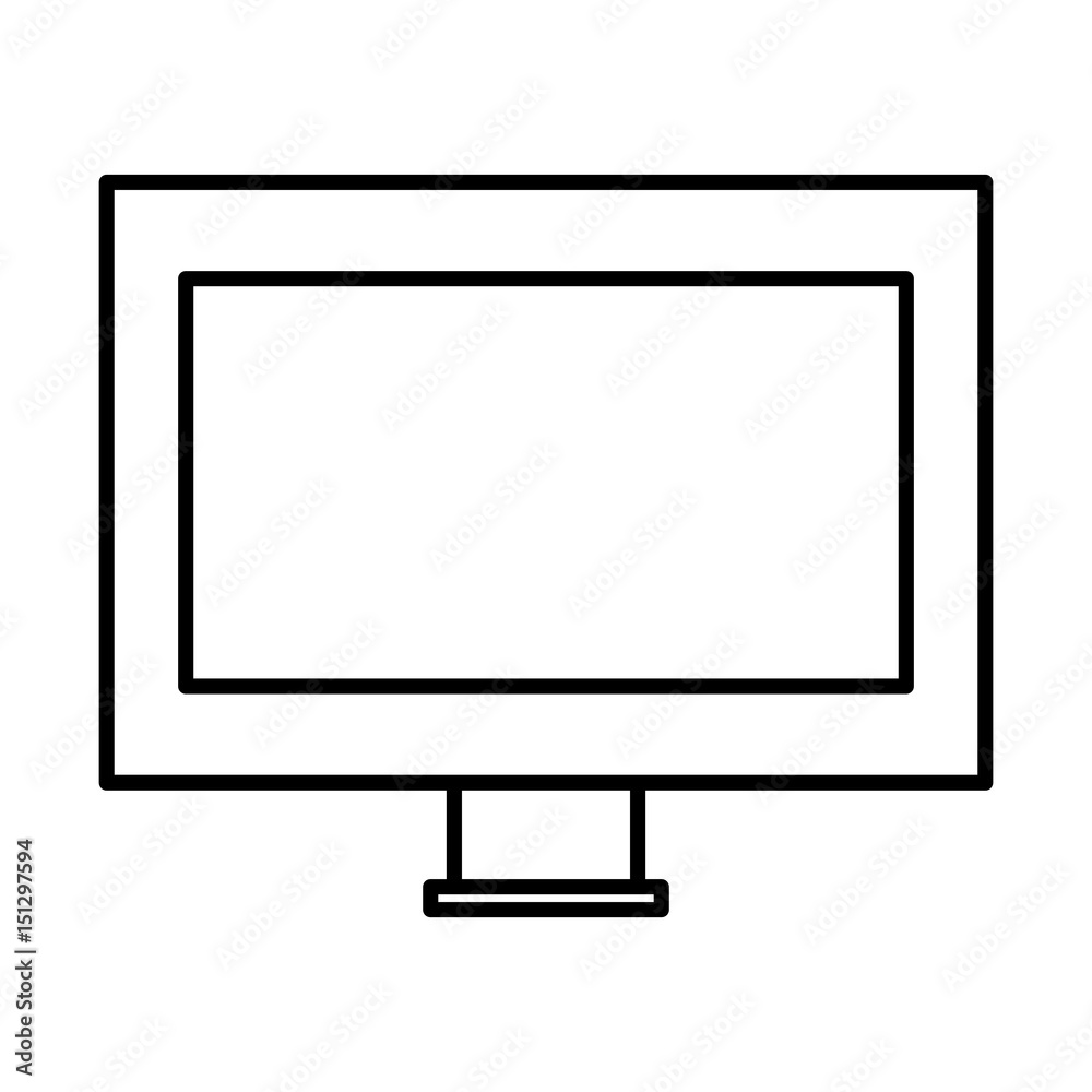 computer desktop isolated icon vector illustration design computer desktop isolated icon vector illustration design