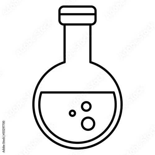 tube test isolated icon vector illustration design