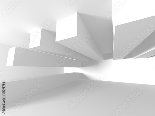 Wallpaper Mural Futuristic White Architecture Design Background Torontodigital.ca