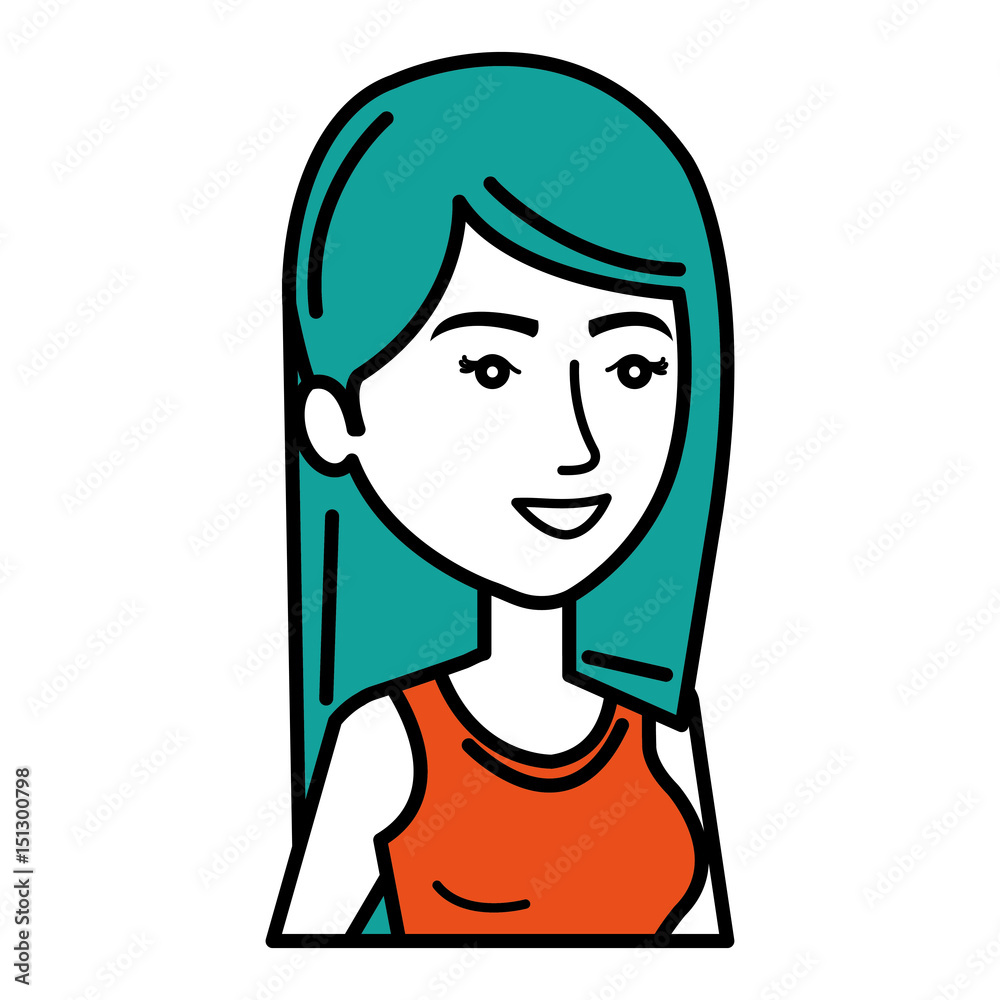 beautiful and young woman vector illustration design beautiful and young woman vector illustration design