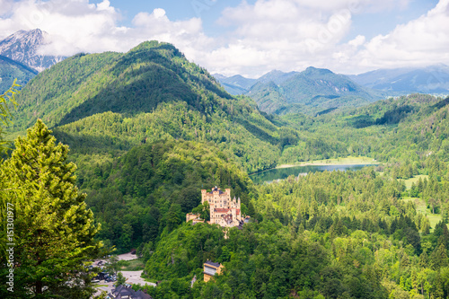 Hohenschwangau Castle  Fussen  Bavaria  Germany