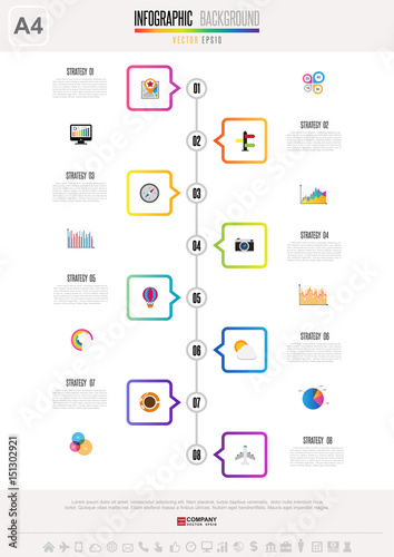 Infographics design template