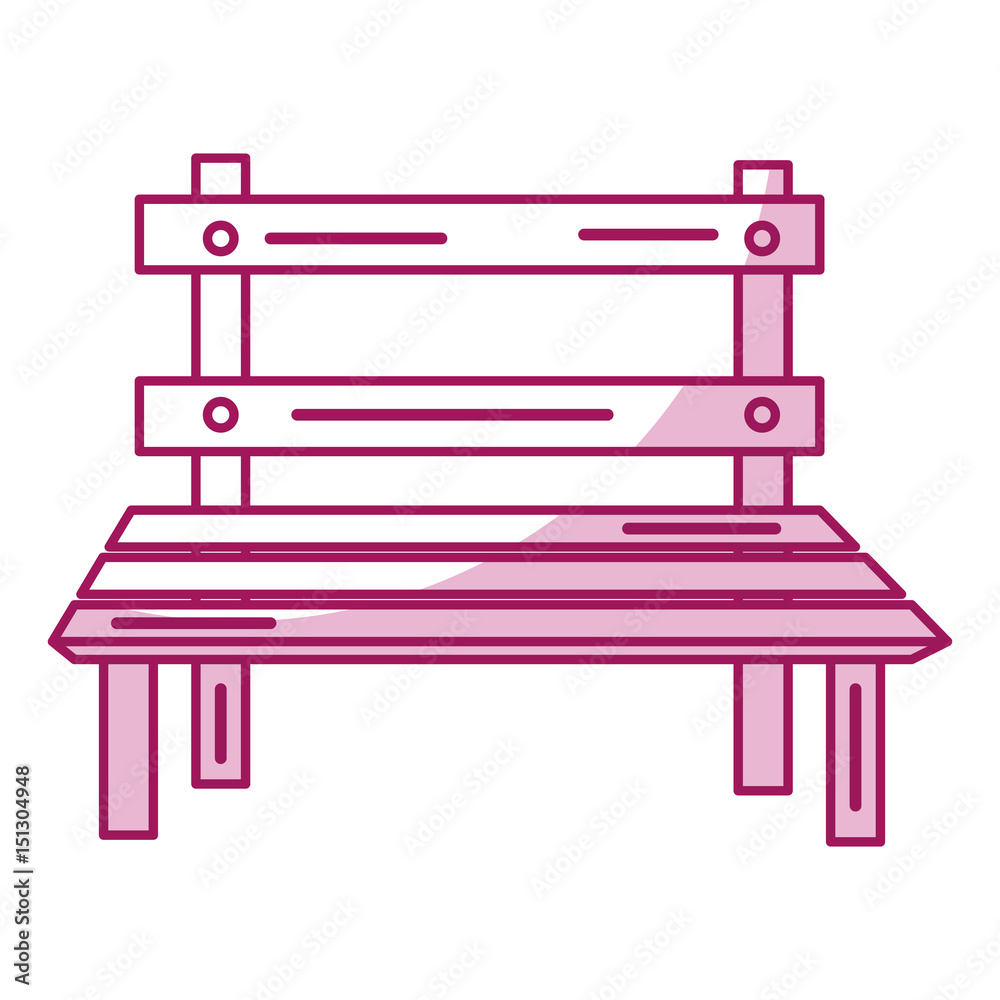 park chair isolated icon vector illustration design park chair isolated icon vector illustration design