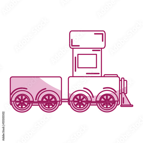 cute train toy icon vector illustration design © Gstudio