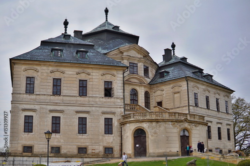 Château Karlova Koruna in the town of Chlumec nad Cidlinou in the Czech Republic as a typical European palace  photo