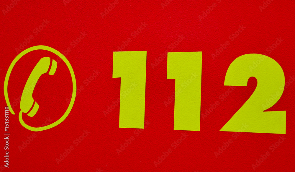 Notruf 112 Stock-Foto | Adobe Stock