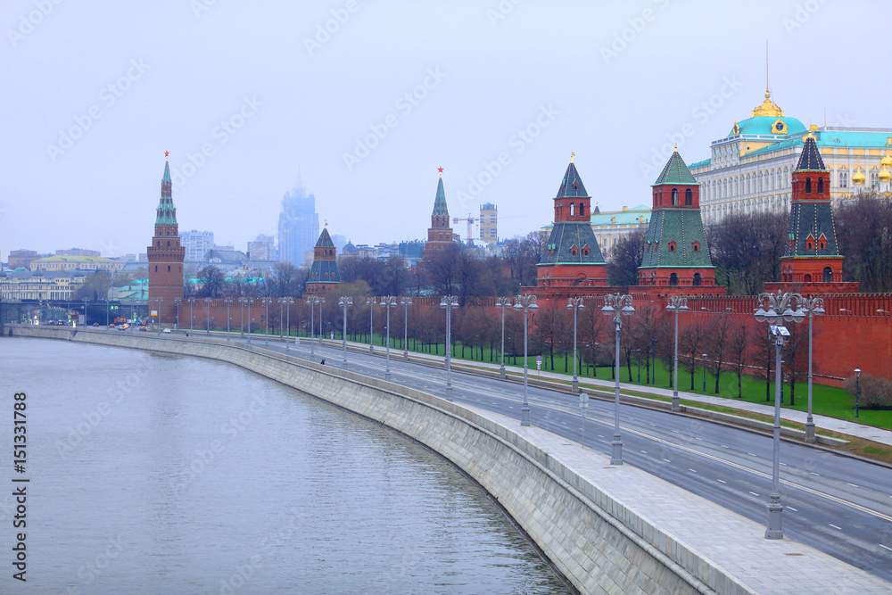 The image of Moscow Kremlin