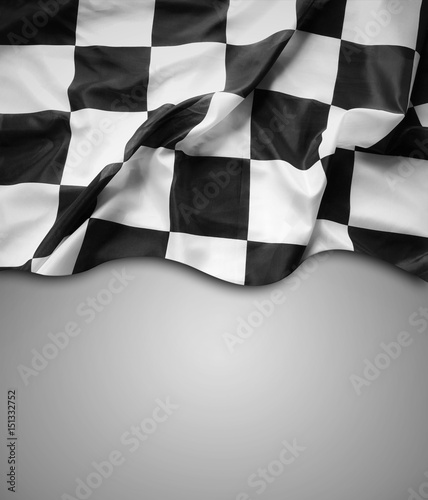 Checkered flag on grey © Stillfx