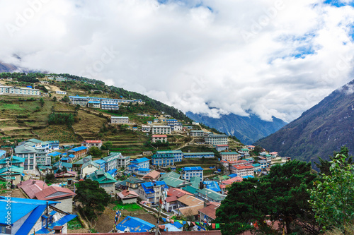 Aerial city view