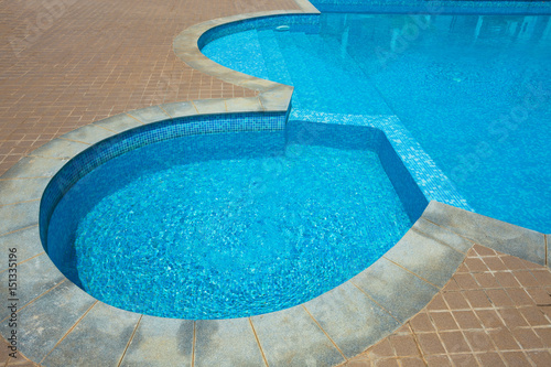 Blue pool at the hotel © Oleg Zhukov