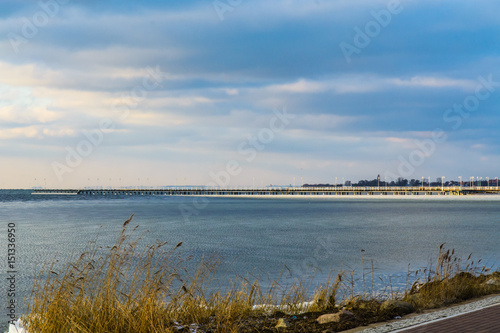 Baltic sea in the winter- Poland