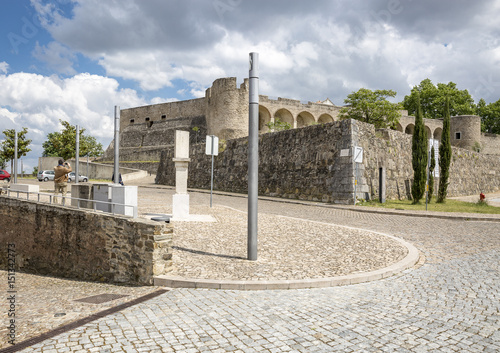Castle in Abrantes city, district of Santarem, Portugal